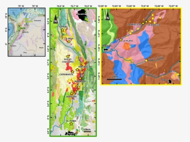 Porphid Geological Map Au Cu In Peru, HD Png Download, Free Download