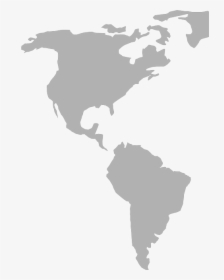 American Continent Map Png , Png Download - Eastern And Western Culture Map, Transparent Png, Free Download