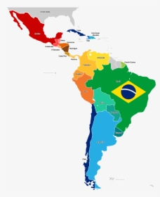 Latin America Png - Map Of South America Png, Transparent Png, Free Download