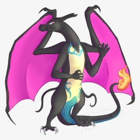 Salazzle Charizard Fusion , Png Download - Charizard In Salazzle, Transparent Png, Free Download
