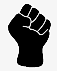Black History Month - Black Clenched Fist, HD Png Download, Free Download