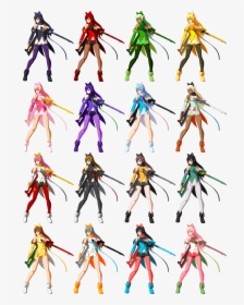 Blake’s Palettes From Cross Tag - Blazblue Cross Tag Battle Colors, HD Png Download, Free Download