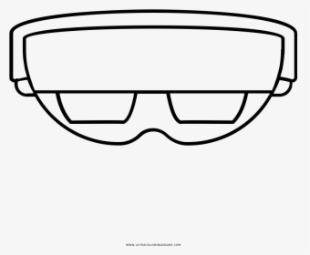 Hololens Coloring Page - Line Art, HD Png Download, Free Download