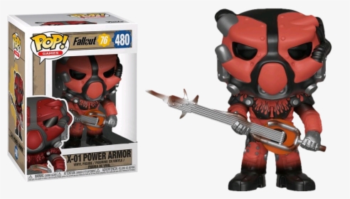 X-01 Power Armor Red Us Exclusive Pop Vinyl Figure - X01 Power Armor Funko, HD Png Download, Free Download