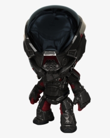 N7 Armour Commander Sackboy Reporting For Duty Suit - Action Figure, HD Png Download, Free Download