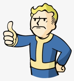 Vault Boy Thumbs Down Png, Transparent Png, Free Download
