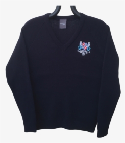 Navy V Neck Jumper , Png Download - Sweater, Transparent Png, Free Download