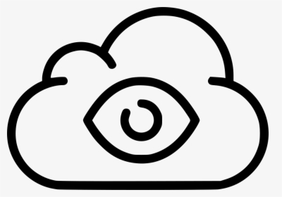 Cloud Data Storage Eye Of True God Bigbrother Spy Government - Data Traffic Icon, HD Png Download, Free Download