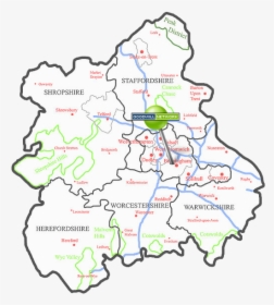 Map - Six Towns Of Stoke On Trent, HD Png Download, Free Download