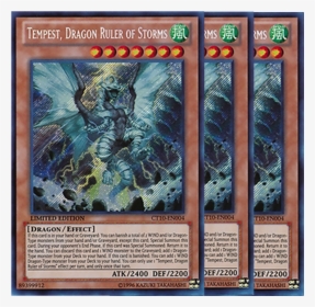 Yugioh Tempest Dragon Ruler Of Storms, HD Png Download, Free Download