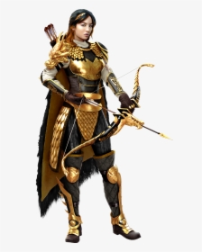 Dragon-hunter Black Gold - Pathfinder Cleric Of Sarenrae, HD Png Download, Free Download