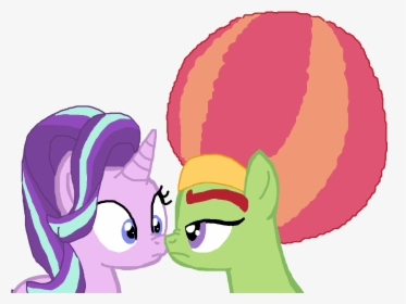 Starlight Glimmer With Afro Tree Hugger - Cartoon, HD Png Download, Free Download