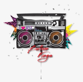 80s Boom Box - 80s Boombox, HD Png Download, Free Download