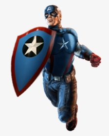 America Superhero Youtube Character Figurine Captain - Transparent Background Captain America Clipart, HD Png Download, Free Download