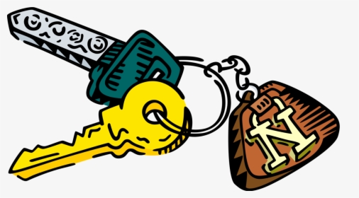Skeleton Keys Clip Art Vector Png File - Cartoon Car Keys Clipart, Transparent Png, Free Download