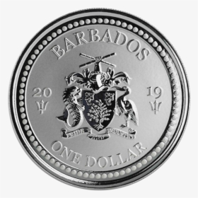 2019 Barbados Trident Silver 1 Oz, HD Png Download, Free Download