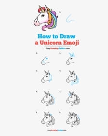 How To Draw Unicorn Emoji - Step By Step Drawing Money, HD Png Download, Free Download