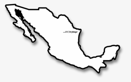 Mexico - Mexico Flag Map Png, Transparent Png, Free Download