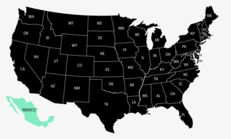 Mexico Map Png, Transparent Png, Free Download