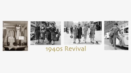 1940s Revival - Monochrome, HD Png Download, Free Download
