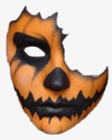 #halloween #mask #helloweenmakeup - Half Face Halloween Png, Transparent Png, Free Download