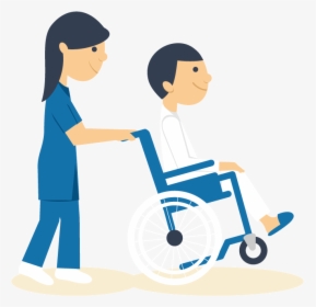 Disability Prevention Day - Boy Patient In Wheel Chair Cartoon, HD Png Download, Free Download