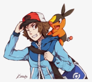 Pokemon Black And White Hilbert Deviantart, HD Png Download, Free Download