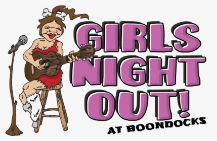 Girls Night Out At Boondocks Florida Keys - Cartoon, HD Png Download, Free Download