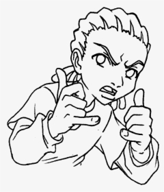 Huey Freeman At Getdrawings Com Free For - Boondocks Riley Coloring Page, HD Png Download, Free Download