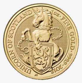 Unicorn Of Scotland Gold Coin, HD Png Download, Free Download