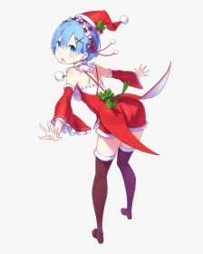 Rem Drawn By Ootsuka Shin"ichirou - Re Zero Rem Christmas, HD Png Download, Free Download