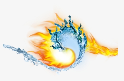 Ice Clipart Fire - Fire And Ice Png, Transparent Png, Free Download