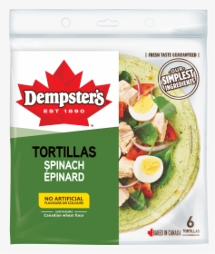 Dempster"s® Spinach 10" - Dempsters Whole Wheat Tortilla, HD Png Download, Free Download