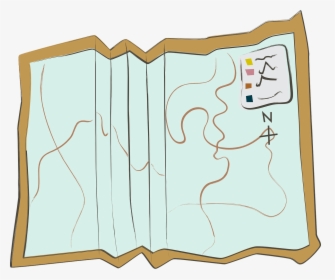 How To Draw A Treasure Map, Pirates Map - Vẽ Bản Đồ Kho Báu, HD Png Download, Free Download