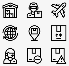 Package Delivery - Drawing Icon Vector, HD Png Download, Free Download