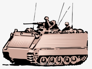 Military Tank Clipart Army Stuff - Armored Personnel Carrier Vector, HD Png Download, Free Download