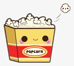 Cine Cute Sticker By Unstoppablegirl - Popcorn Kawaii Png, Transparent Png, Free Download