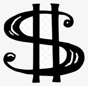 Cash Free Clipart Johnny Stunning Transparent Png - Dollar Sign Black And White Transparent, Png Download, Free Download