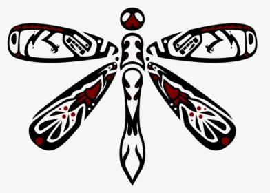 Dragonfly Tattoos High Quality Png - Dragonfly Tribal Design, Transparent Png, Free Download