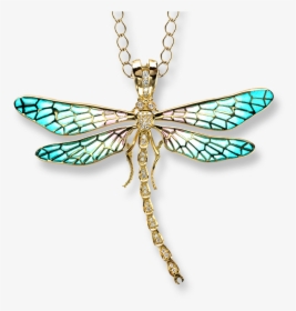 Carla Gold Dragonfly Necklace, HD Png Download, Free Download