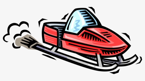 Vector Illustration Of Snowmobile Snowmachine Vehicle - Ski Doo Clip Art, HD Png Download, Free Download