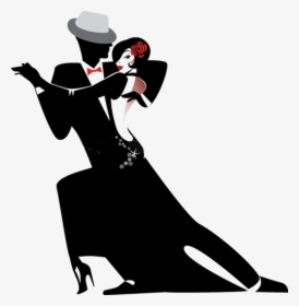 Tango Dance Silhouette - Two Or More To Tango Podcast, HD Png Download, Free Download