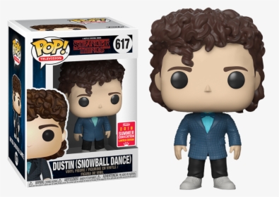 Dustin In Snow Ball Outfit Sdcc18 Pop Vinyl Figure - Funko Pop Stranger Things, HD Png Download, Free Download