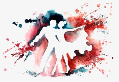 Beautiful And Ballet Men Illustration Dancer Tango - Salsa Dance Abstract Png, Transparent Png, Free Download