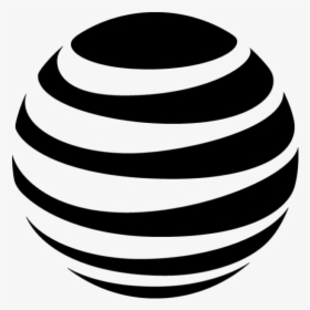 Att Globe Rgb Blk[3] Copy, HD Png Download, Free Download