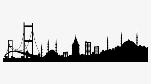Skyline Silhouette Shanghai World Financial Center - Silhouette Istanbul, HD Png Download, Free Download