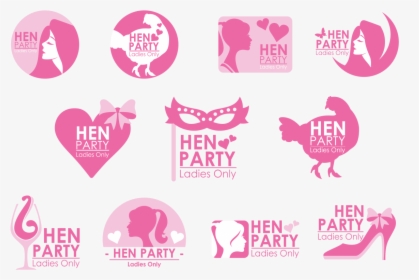 Hen Party Badges Vector Free Art Stock Graphics Images - Hen Party Transparent Background, HD Png Download, Free Download