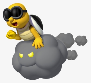 Clipart Clouds Super Mario - Super Mario Nuvem Png, Transparent Png, Free Download
