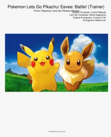 Pokemon Pikachu Eevee, HD Png Download, Free Download