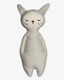 Soft Organic Rattle Bunny - Fabelab Rattle Grey, HD Png Download, Free Download